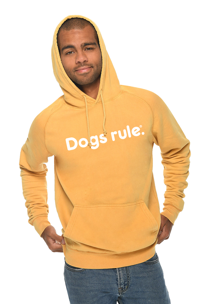 Large shop yellow hoodie