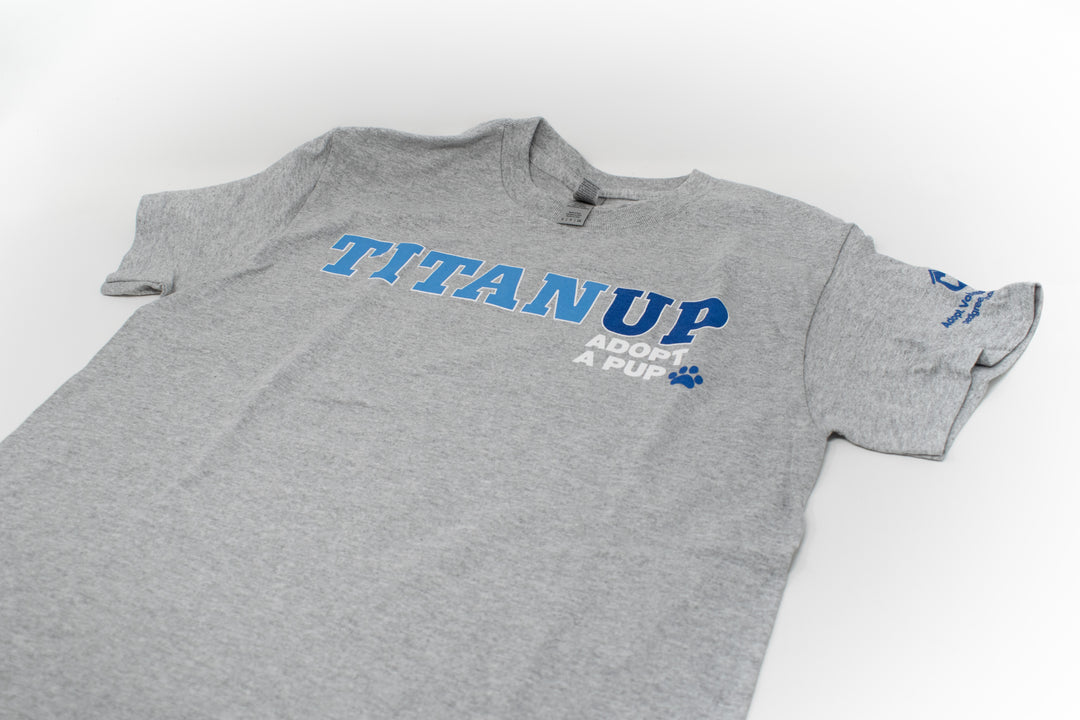 Titan Up Adopt A Pup T Shirt Pedigree Foundation Dogs rule store