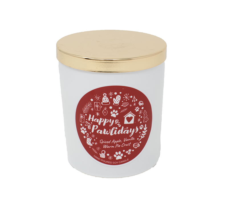 Happy PAWliday Candle
