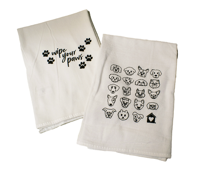 Wipe Your Paws Towel Set