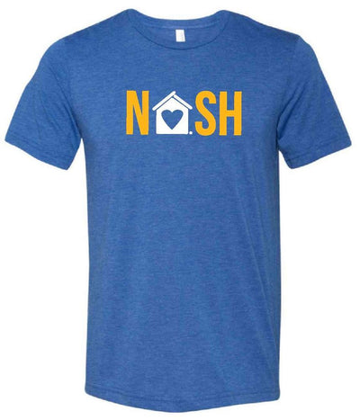 NASH Heart House T-Shirt - Blue